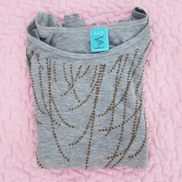 h.i.p. Happening in the Present LG Blouse Grey - Picture 2 of 8